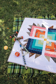 Big Bear Cabin Quilt from Patchwork USA by Heidi Staples of Fabric Mutt (Photo by Page + Pixel for Lucky Spool Media)