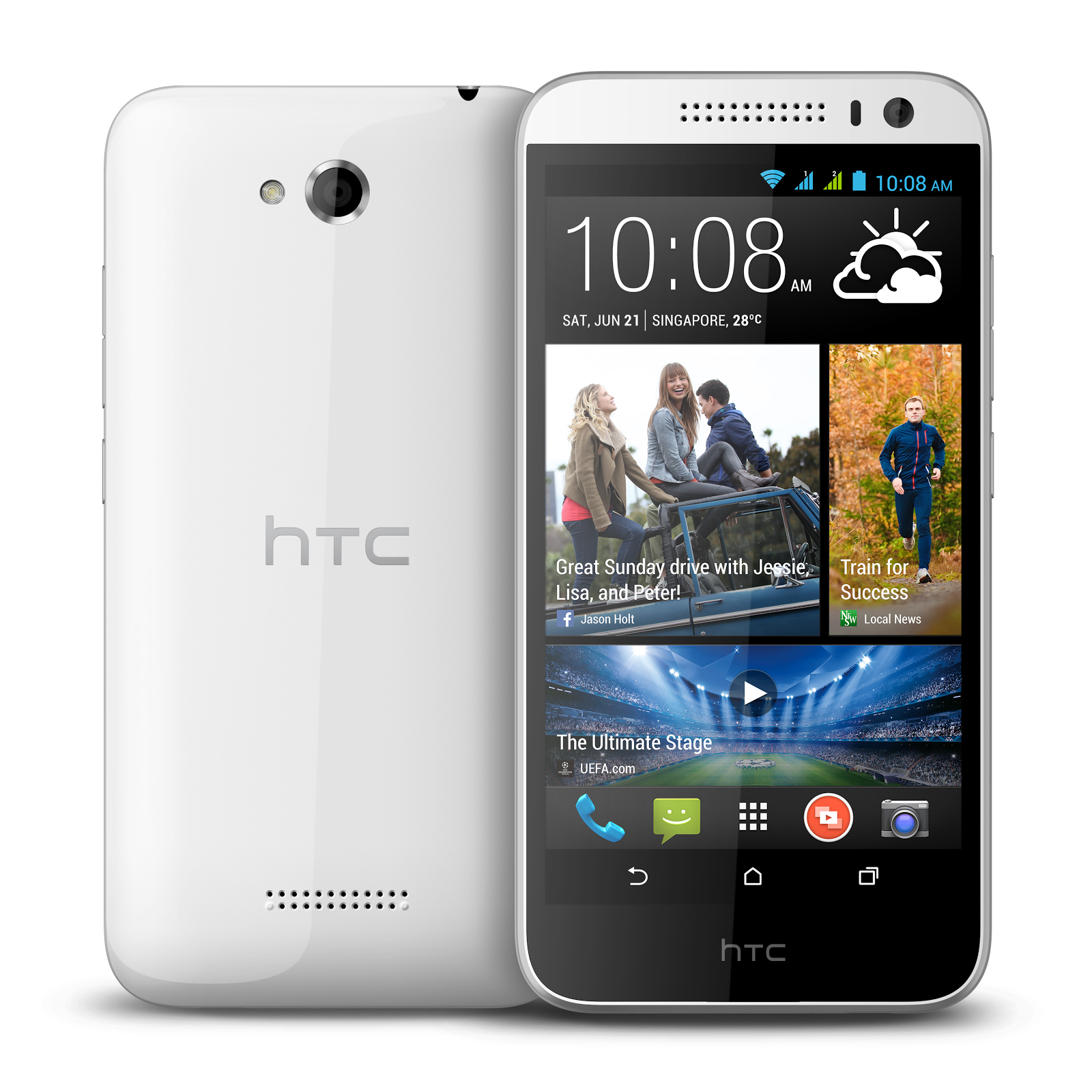 HTC Desire 616 with 5-inch display, octa-core processor, 8MP camera