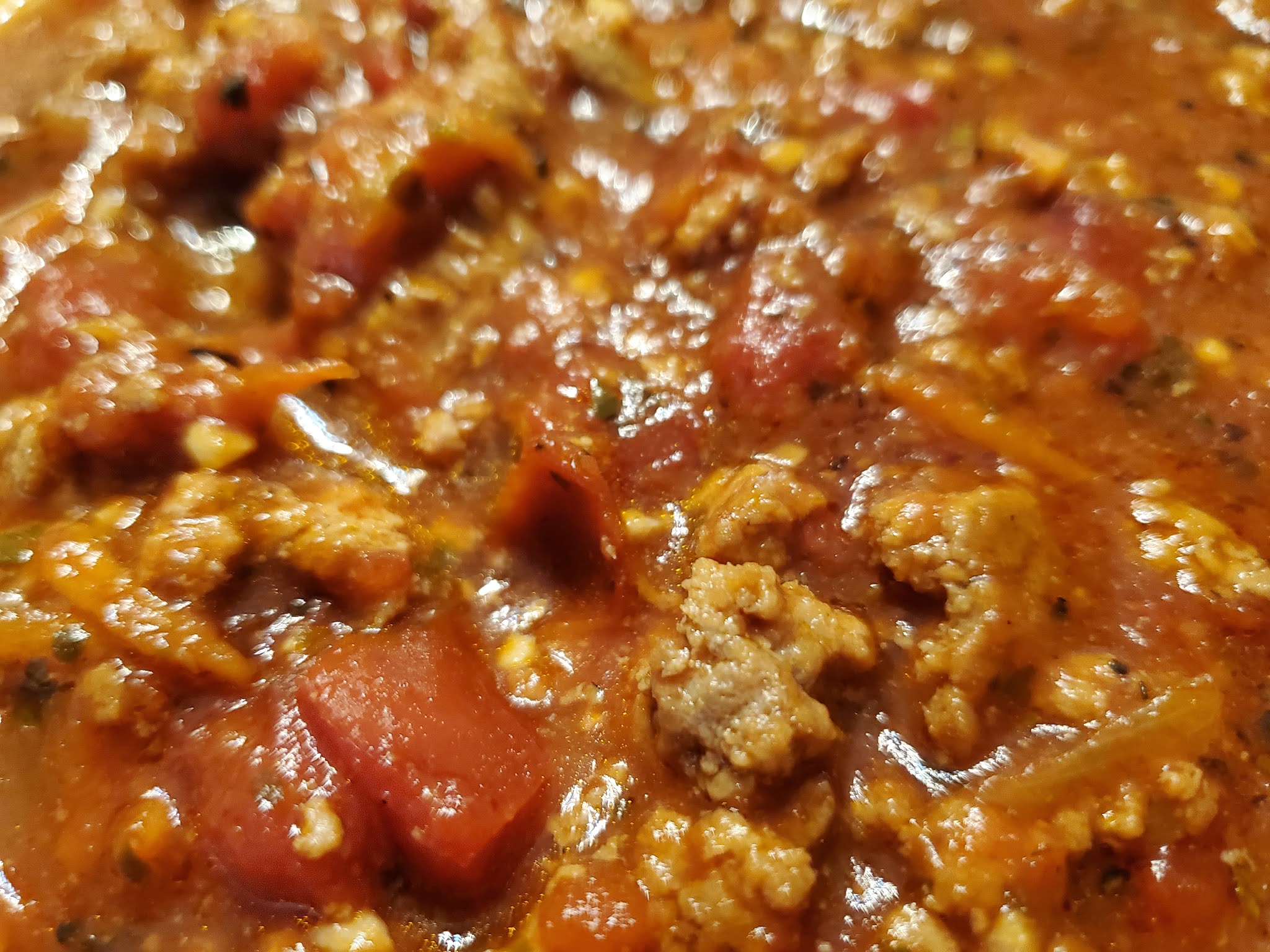 Crock Pot Homemade Tomato Sauce with meat..