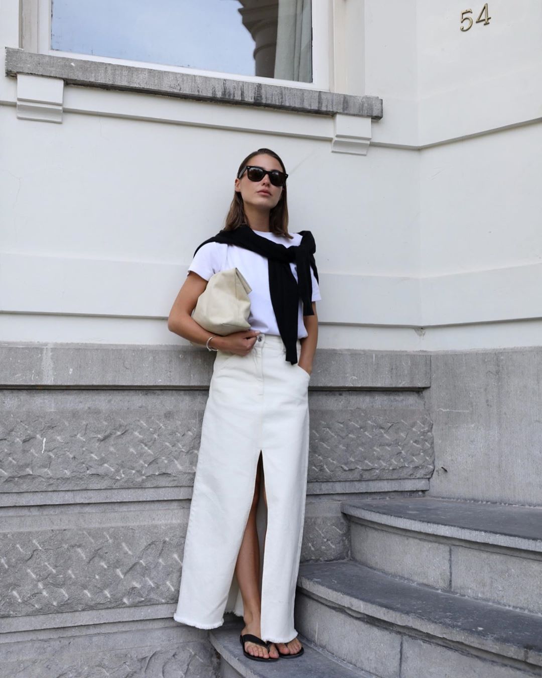 Thanks to This Cool Instagram Look We Want a Long Denim Skirt