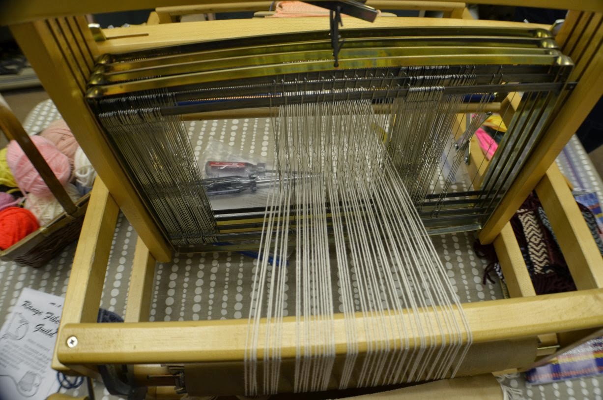 Table top loom with pattern ability (photo by Trisha)