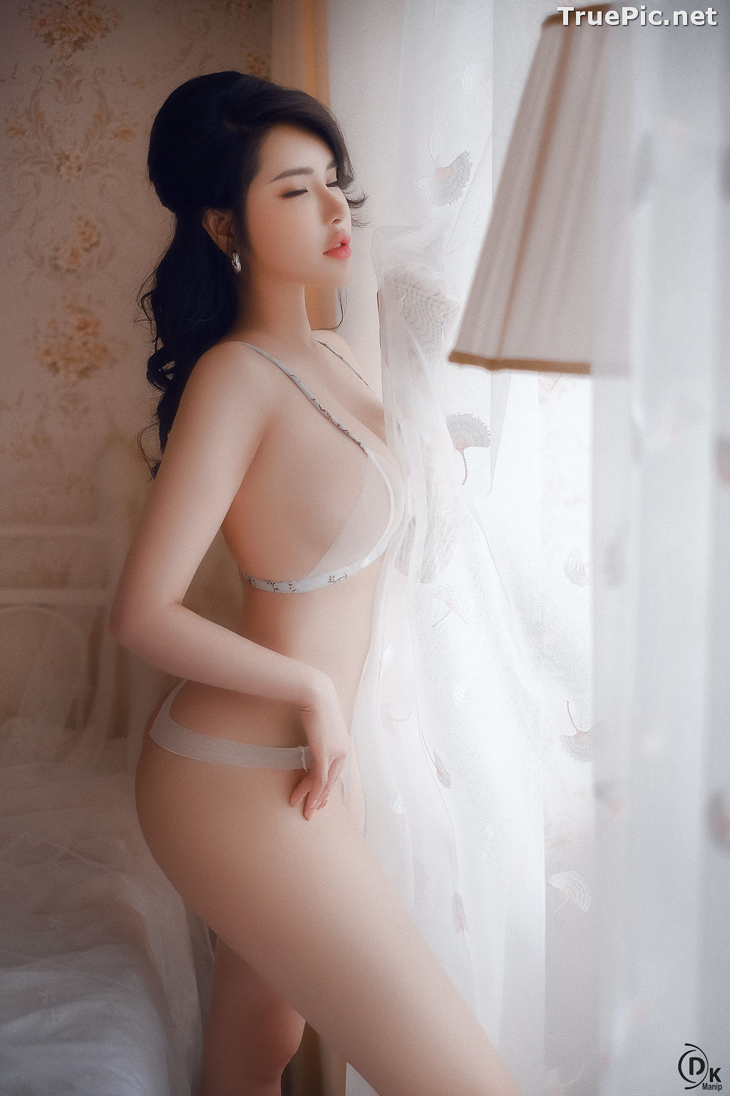 Image Vietnamese Model - Beautiful Girl in Sexy Transparent White Lingerie - TruePic.net - Picture-12