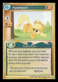 My Little Pony Applejack GenCon CCG Card