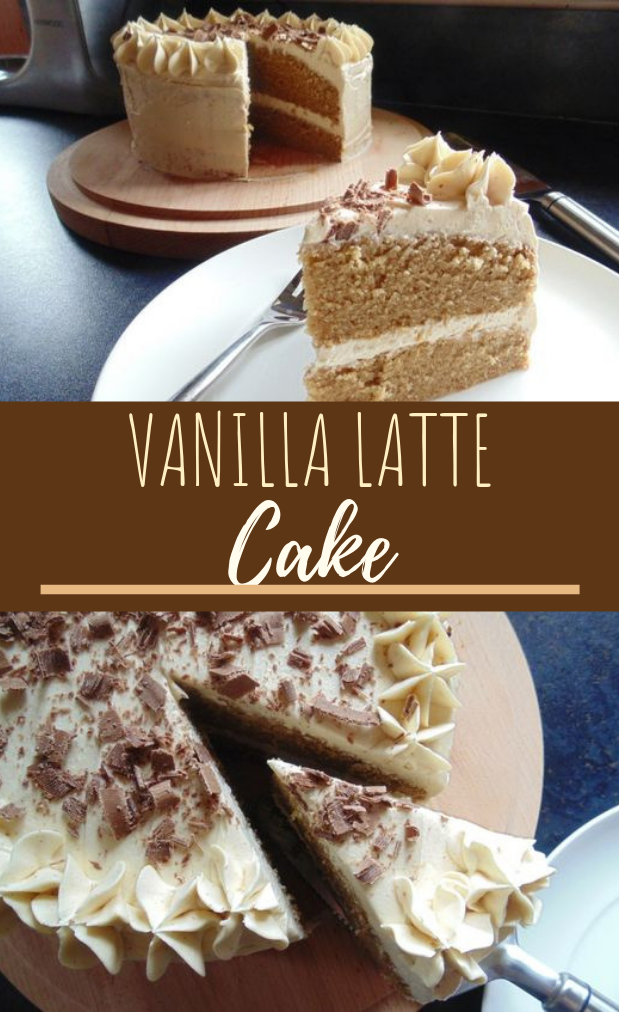 Vanilla Latte Cake #cake #dessert