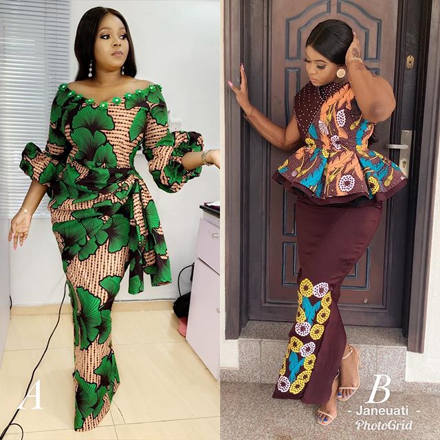 Latest Ankara Skirt and Blouses Styles 2019: for African Ladies