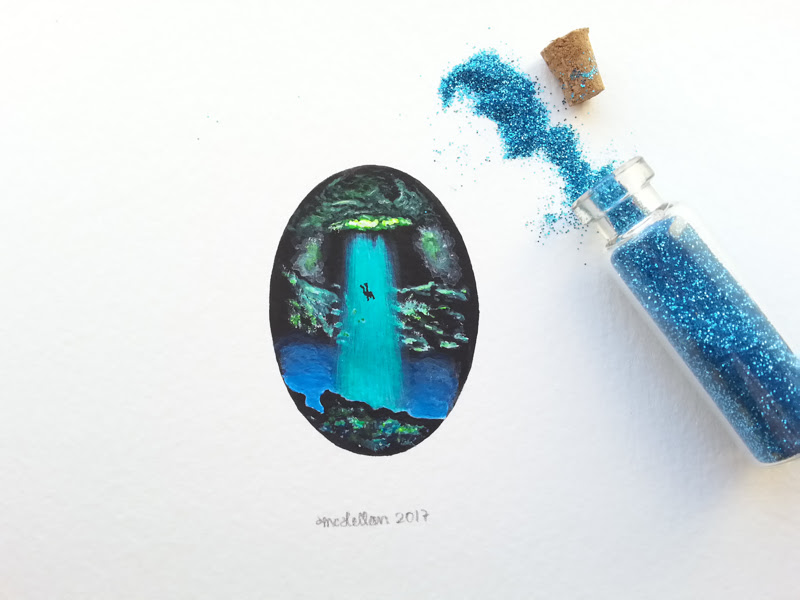 Miniature Paintings by Christine Marie McLellan from USA.