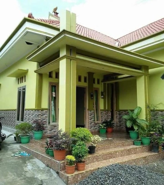 Kombinasi Warna Cat Rumah Hijau Muda  Berbagai Rumah