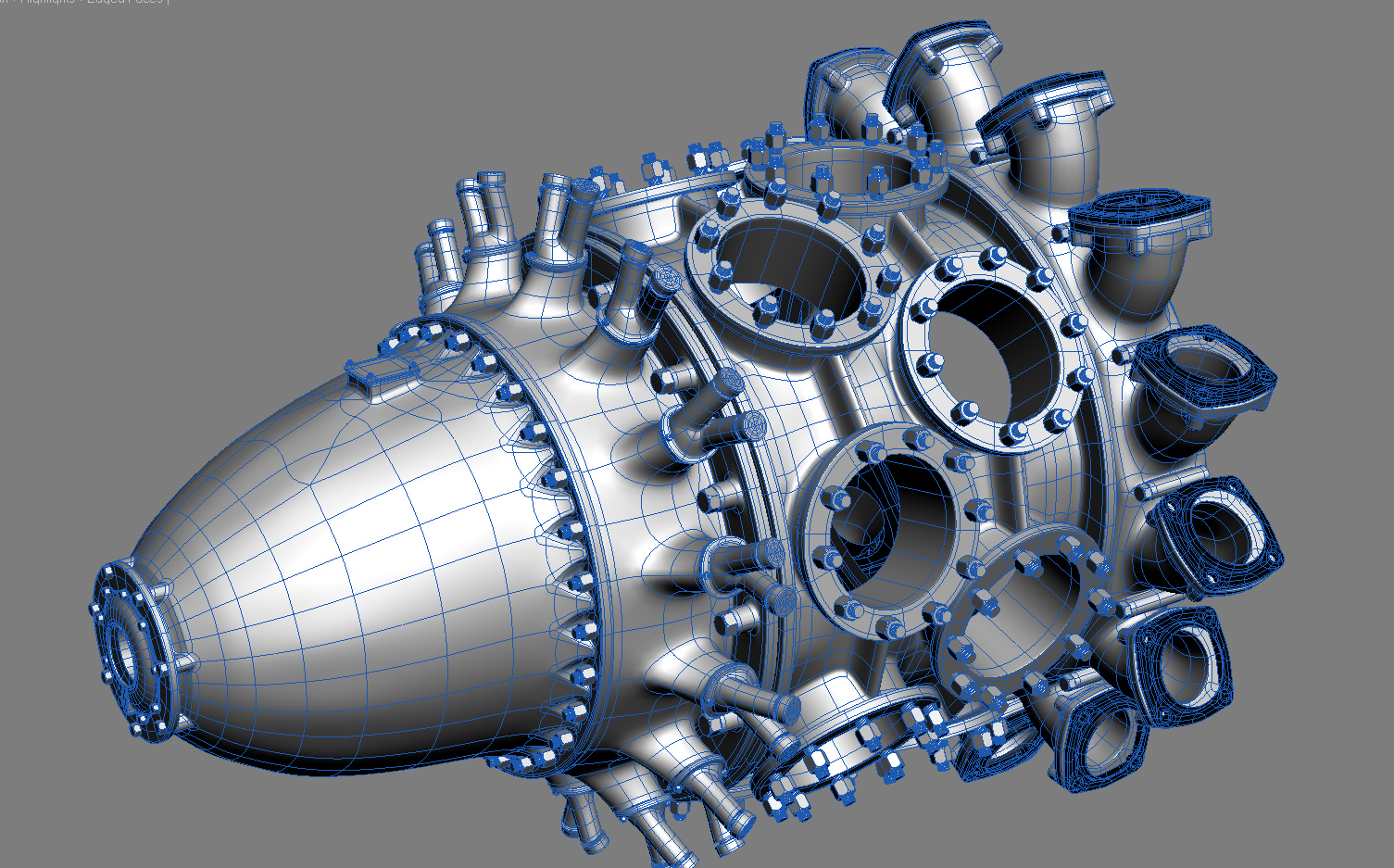 Luftwaffe Lovers: 3D MODELING: Henschel Hs129 B-3, engine Gnome Rhone ...