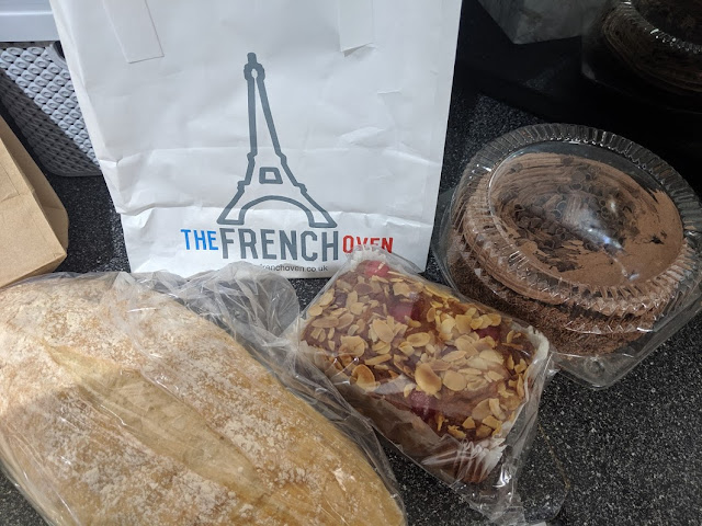 A selection of cakes and bread from The French Oven via Grainger Market Delivery