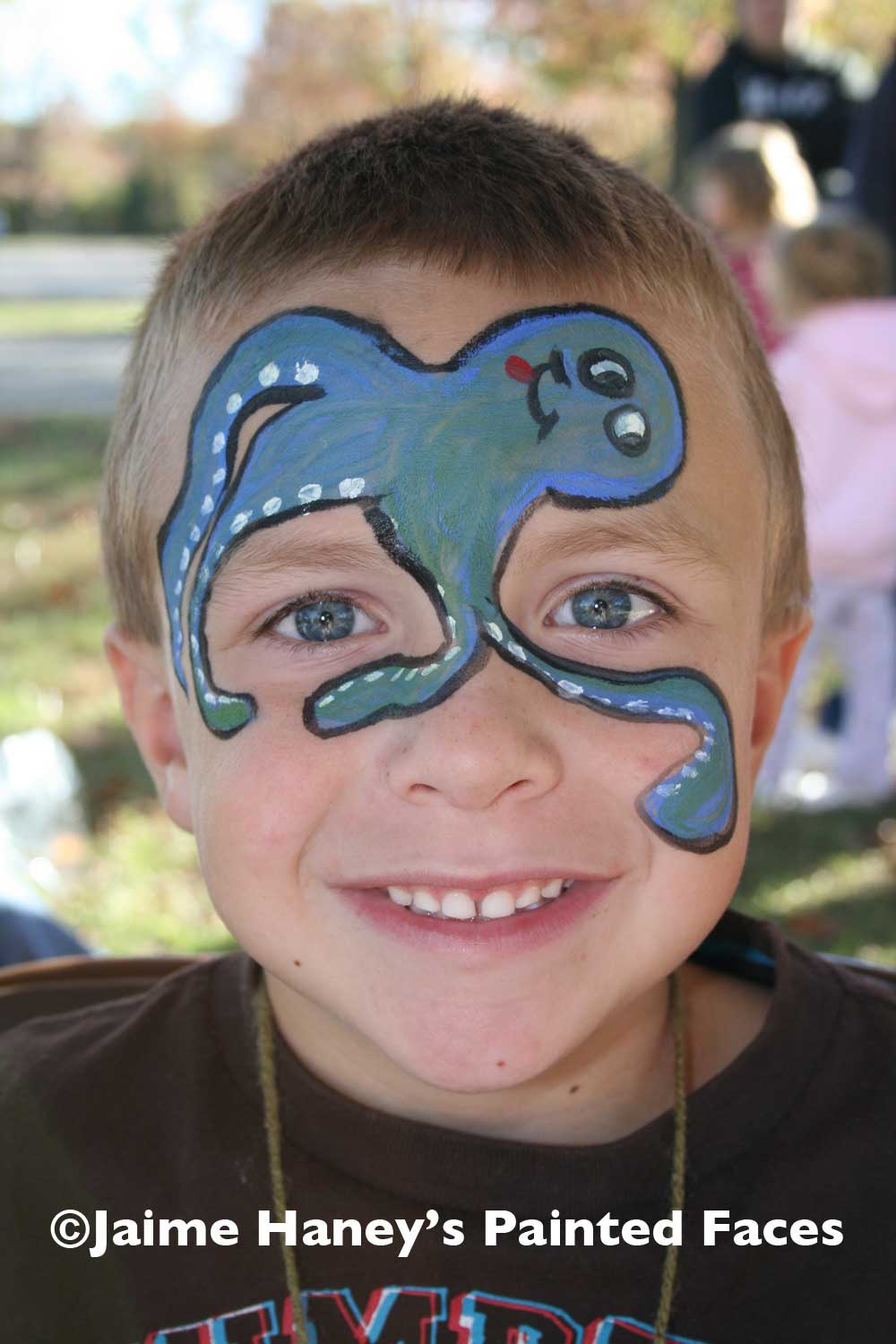 artsyfartsyme My first Face Painting gig!