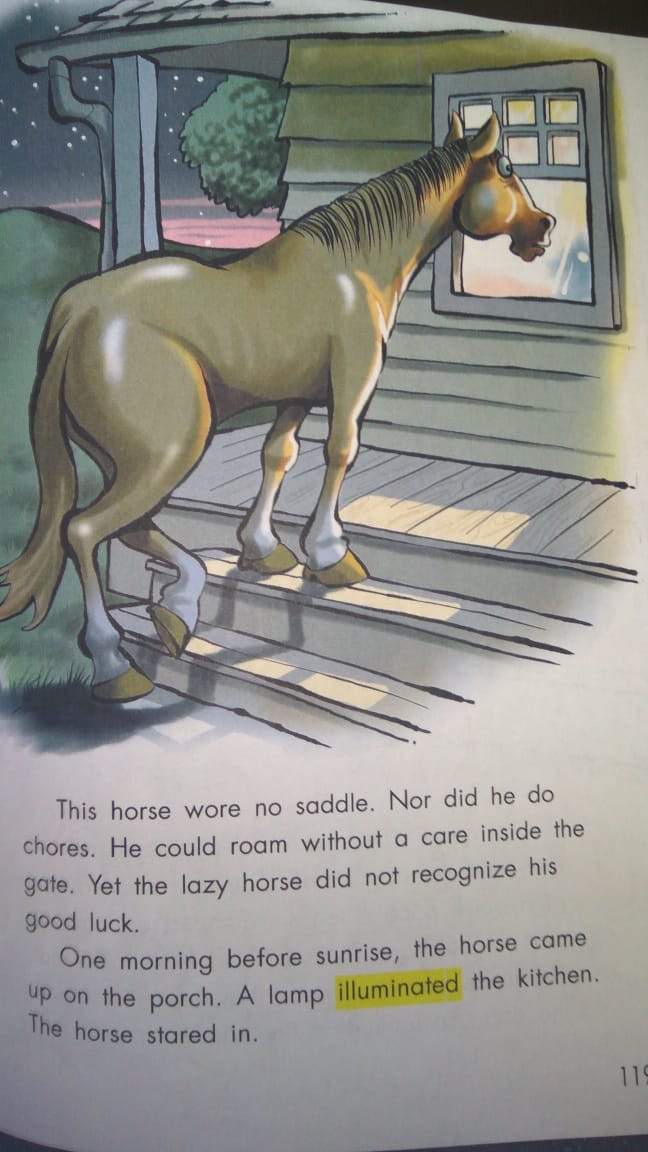 Third Grade ABCD WEEK 15 READING STORY THE LAZY HORSE