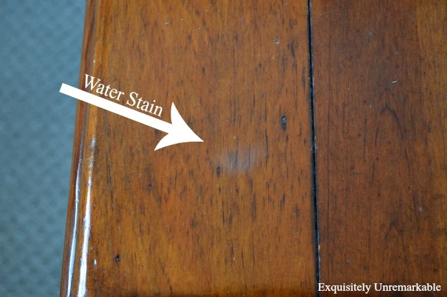 Water Stain On Wood Table