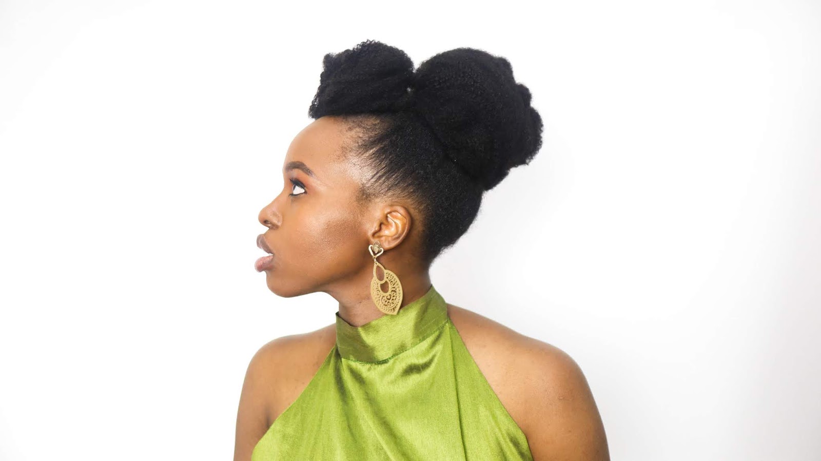 Quick Easy Natural Hair Updo | Tuke's Quest