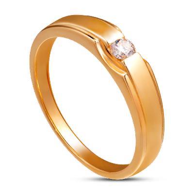 Nhẫn cưới nam Kim cương Vàng 18K PNJ Chung Đôi DD00Y000565