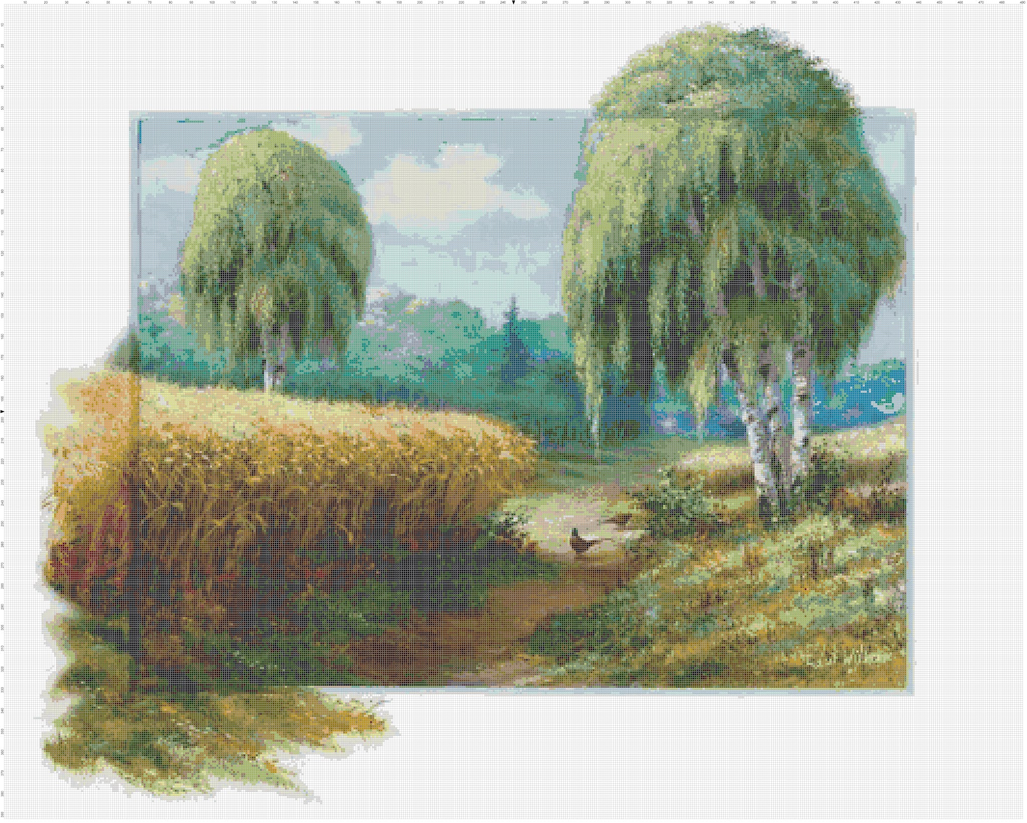Cross Stitch Patterns/ Nature 82/ Cross Stitching Patterns/ For 5