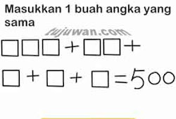 Brain Out Masukkan 1 Buah Angka Yang Sama Jawaban Brain Out Di Peringkat 175 Tujuwan Com