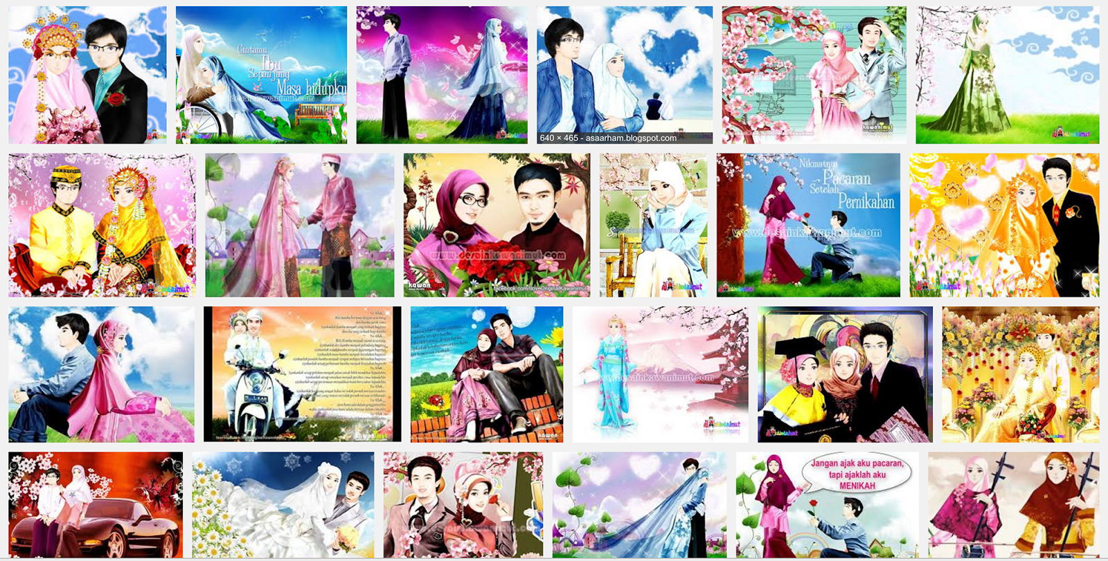 Gambar Wallpaper Kartun Islam