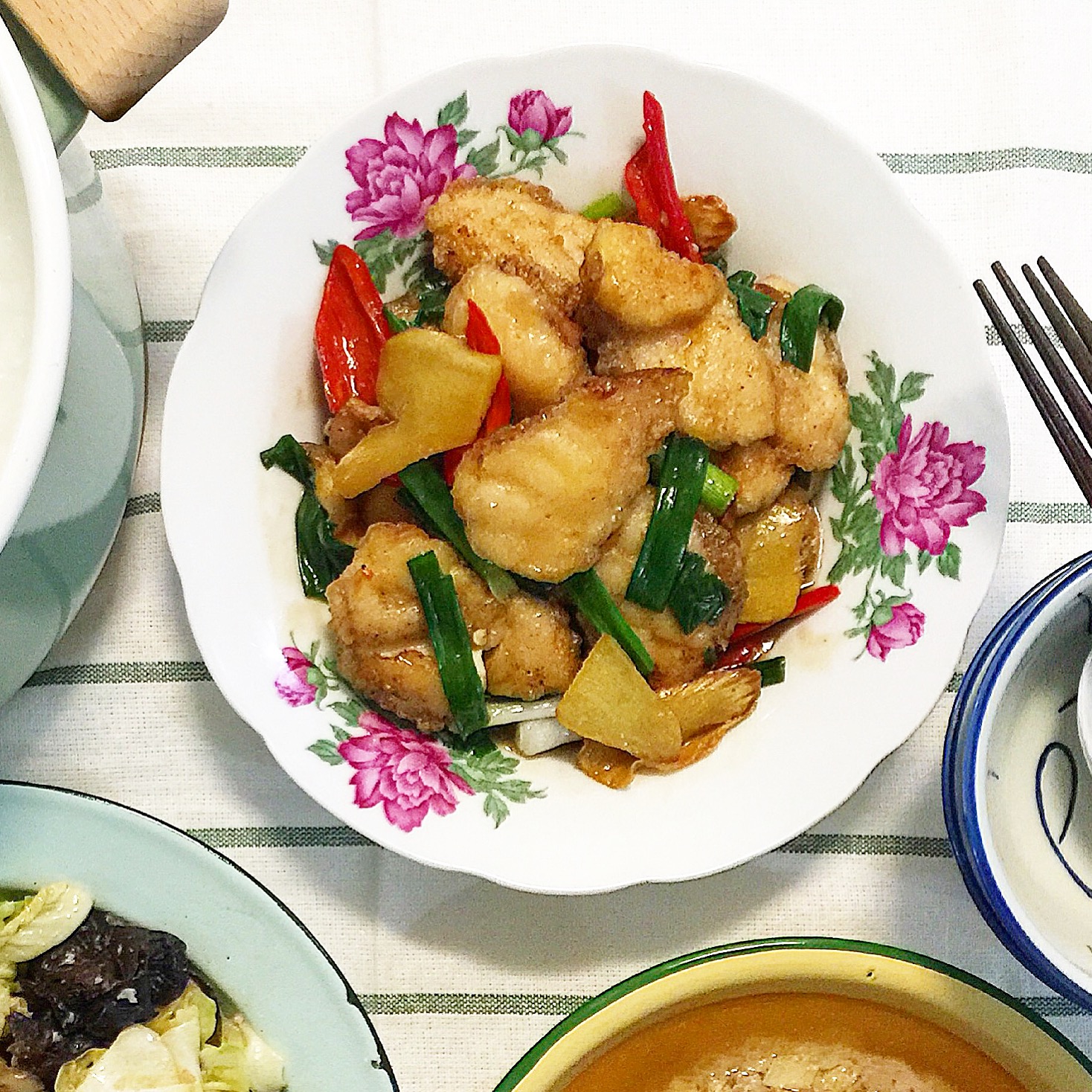 Wen's Delight Sliced Fish with Ginger and Spring Onion