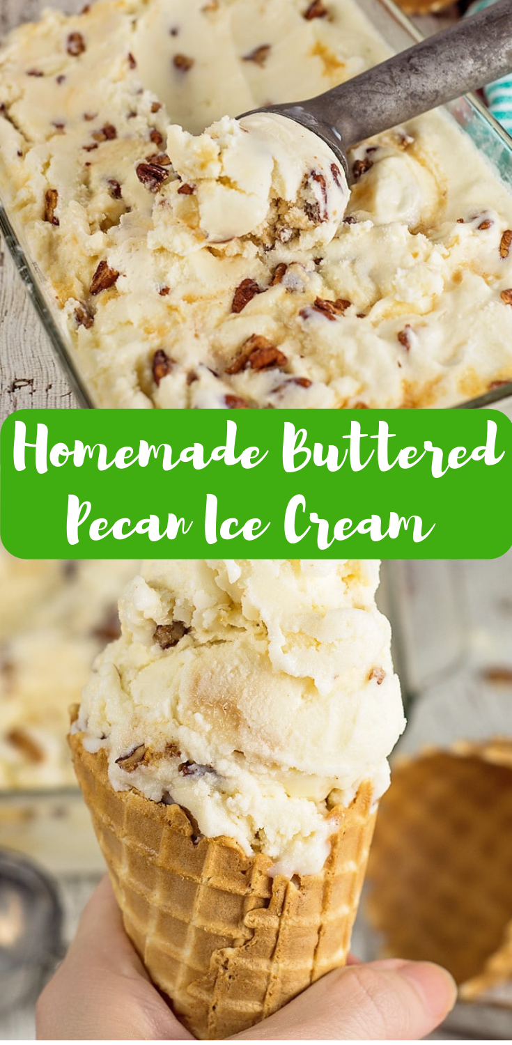 Homemade Buttered Pecan Ice Cream Recipe Trending Recipes