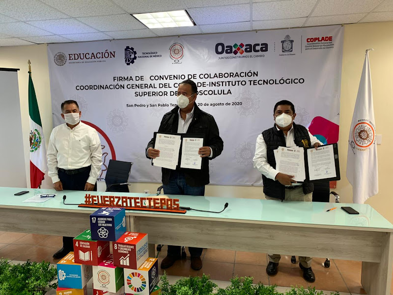 Tecnológico de Teposcolula y Coplade firman convenio de colaboración Tecnológico de Teposcolula y Coplade firman convenio de colaboración