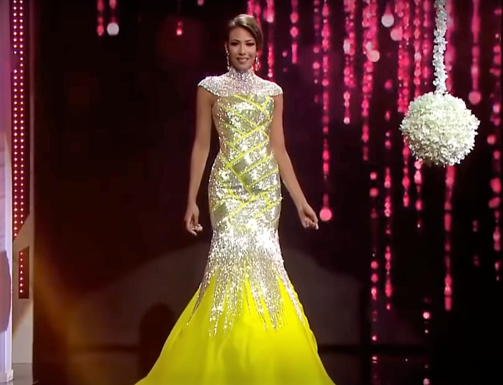 miss venezuela 2018 evening gown