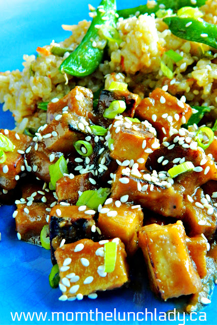 Pan-Fried Sesame Garlic Tofu