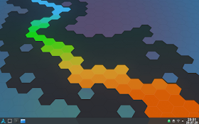 Pristine Plasma desktop after the upgrade from 5.17