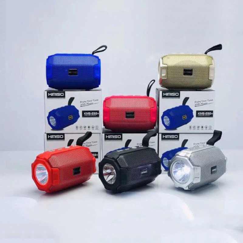 LOA BLUETOOTH KIMISO KMS-E92+ MẪU MỚI CÓ ĐÈN PIN 3 loa bluetooth kimiso kms e92 mau moi co den pin 3