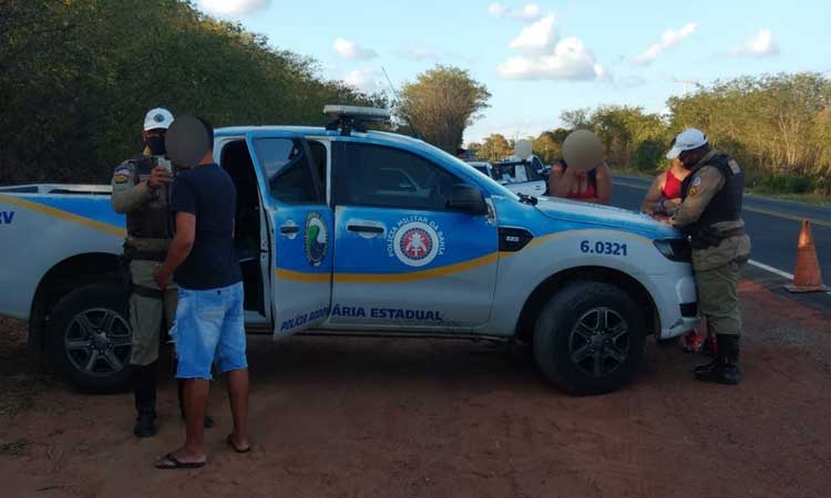 Motociclista embriagado é preso na BA-131, entre Pindobaçu e Saúde