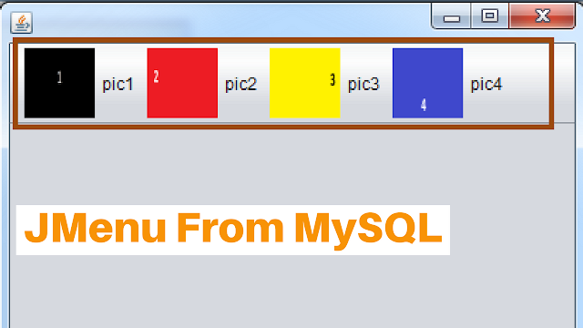 Java Add And Create JMenu Using MySQL 