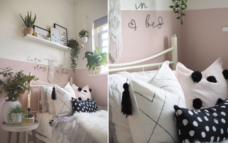 How To Transform A Room With Half Painted Walls Dove Cottage - Half Painted Walls Bedroom How To Transform A Room With Half Painted Walls Dove Cottage - Half Painted Walls Bedroom