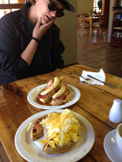 Clarens South Africa Breakfast http://bethspencer.blogspot.com