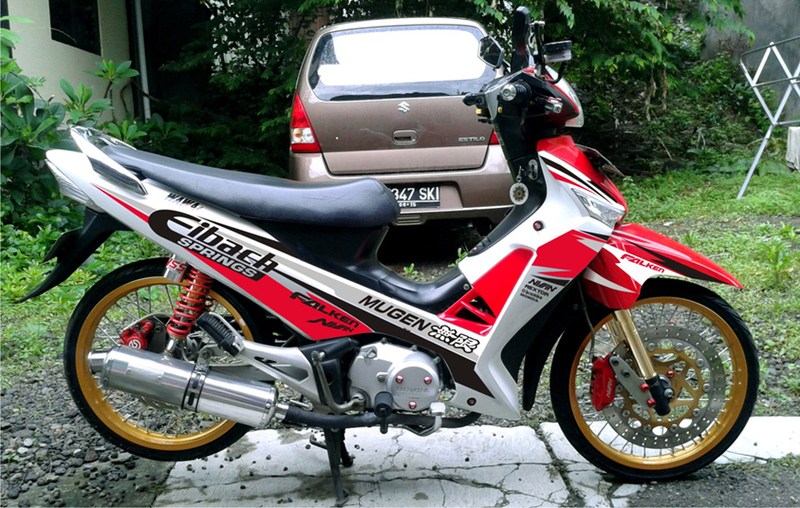 modifikasi honda supra x 125 57 terbaru