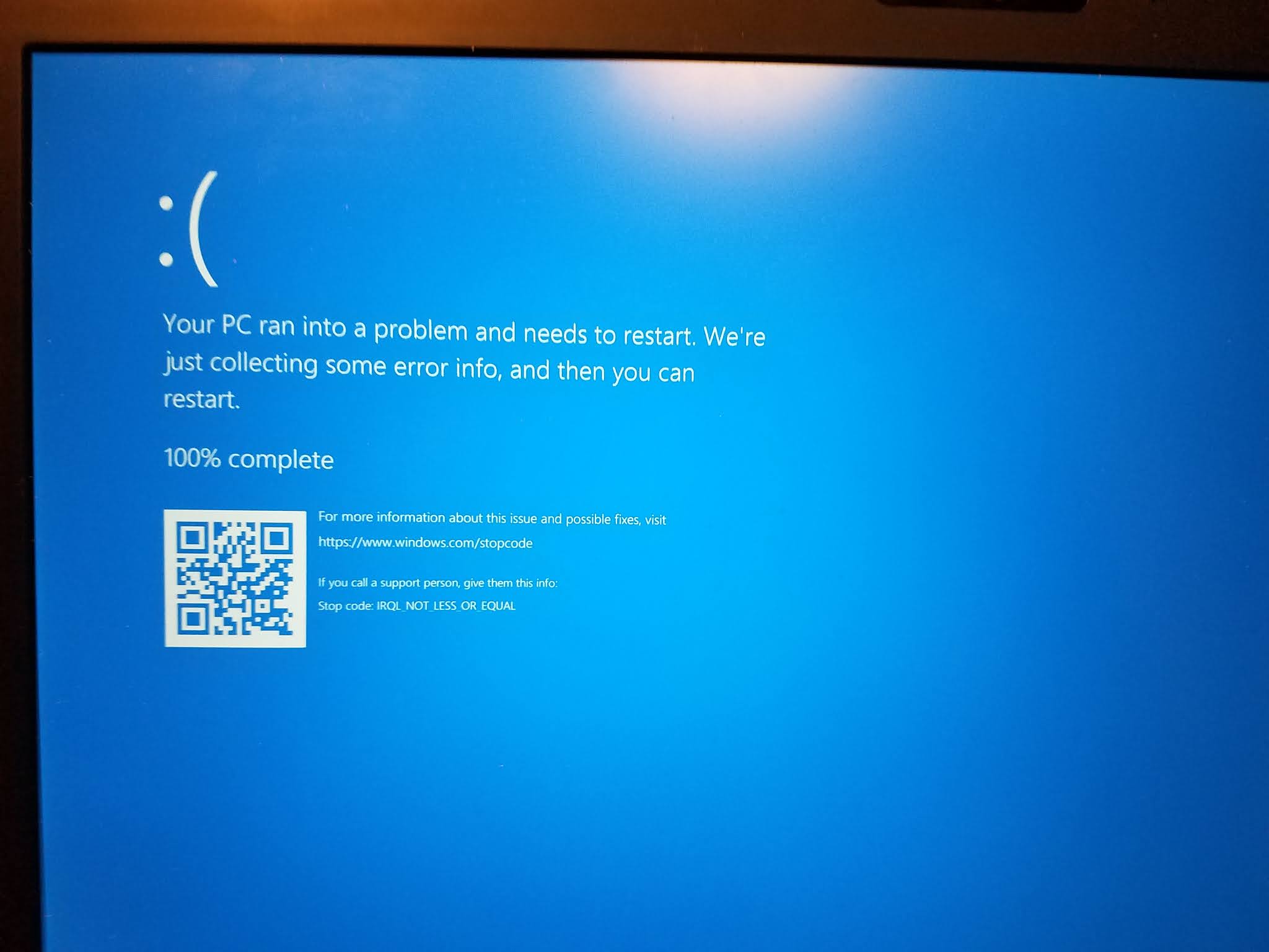 how to solve blue screen error in windows 10