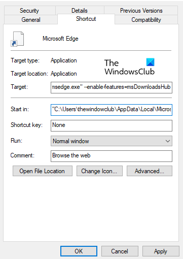 Microsoft Edge에서 새 다운로드 플라이아웃 활성화