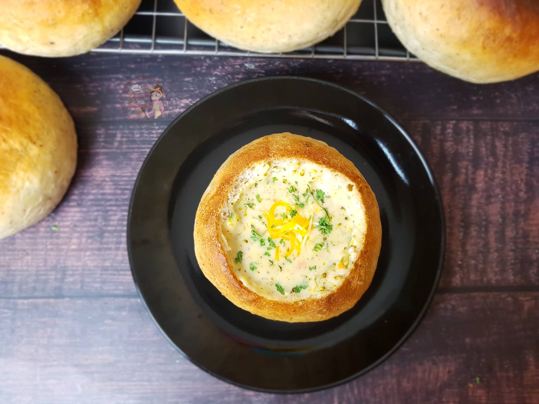 Quick and Easy Bread Bowls Recipe Panera Style Bread Bowl(Instant Pot