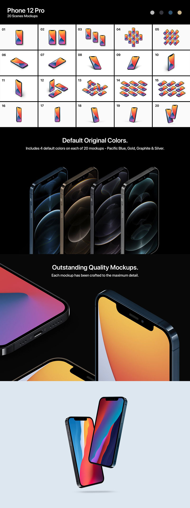CreativeMarket - Phone 12 Pro - 20 Mockups Scenes 5587723 2 CreativeMarket Phone 12 Pro 20 Mockups Scenes 5587723