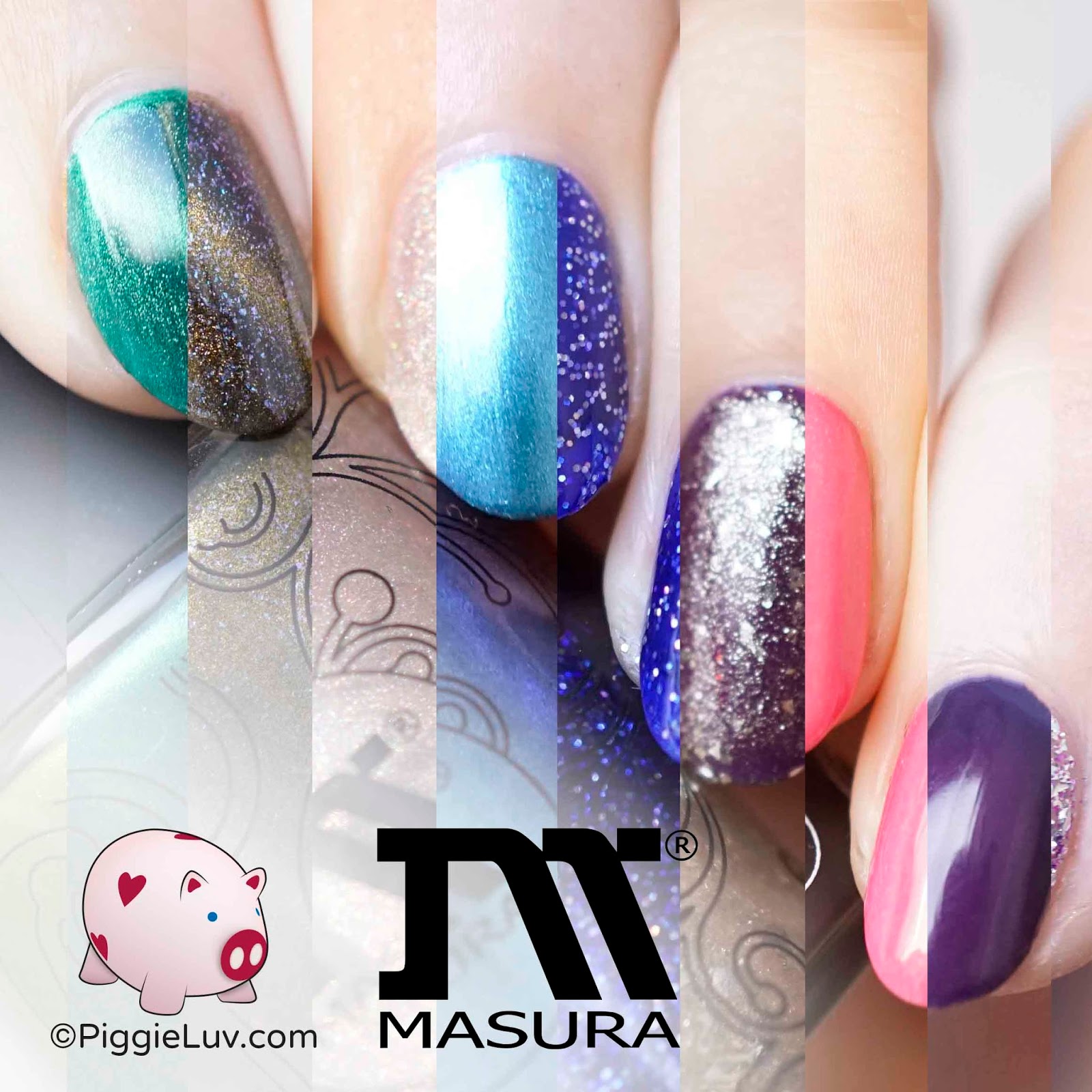PiggieLuv: Masura swatches & review