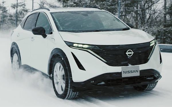 Nissan Ariya: suv elétrico em testes inverno rigoroso de Hokkaido