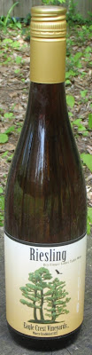Bottle of Eagle Crest Vineyards Dry Riesling 2010