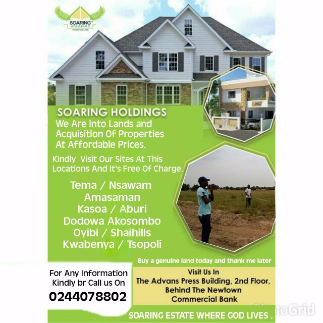 Affordable Land for Sale at Tema , Nsawam, Amasaman,Aburi etc BUZZ 233