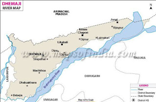 dhemaji map