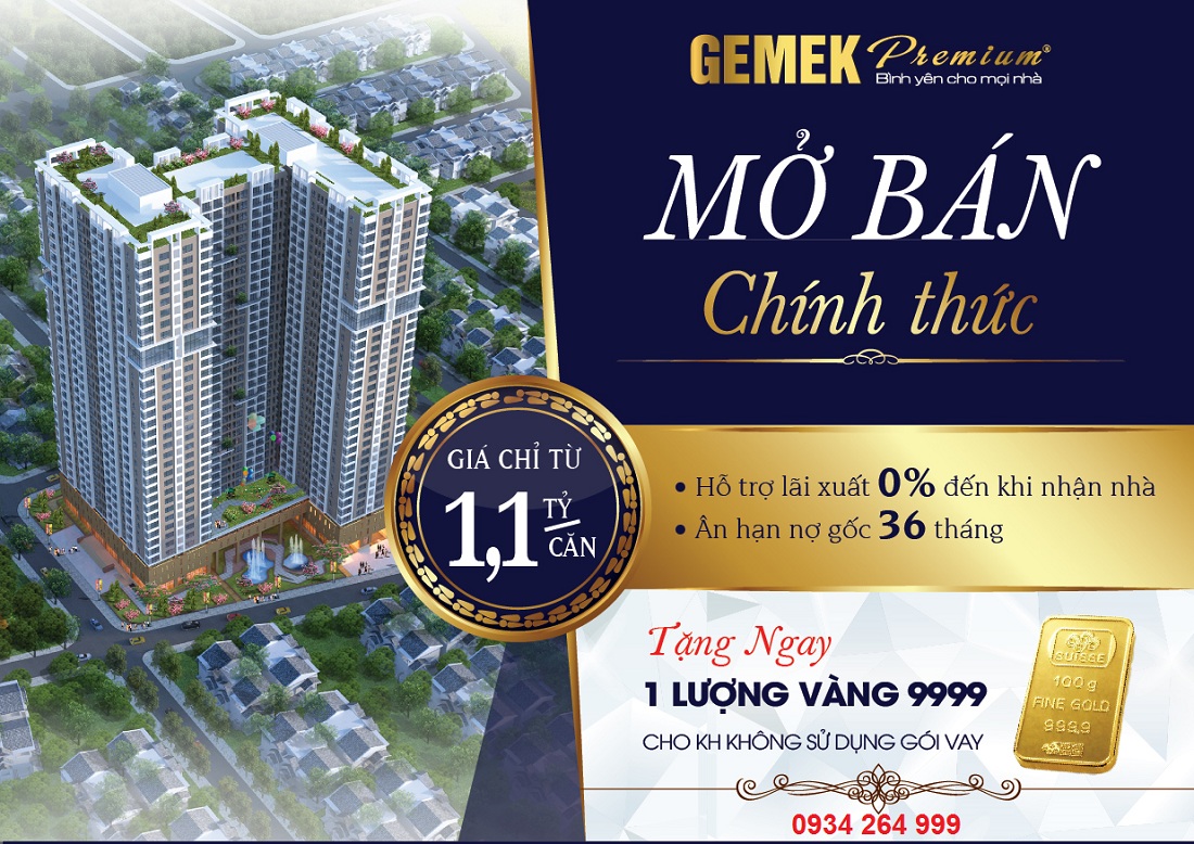 Nhiều ưu đãi hấp dẫn cho khách hàng mua căn hộ Gemek Premium Nhiều ưu đãi hấp dẫn cho khách hàng mua căn hộ Gemek Premium