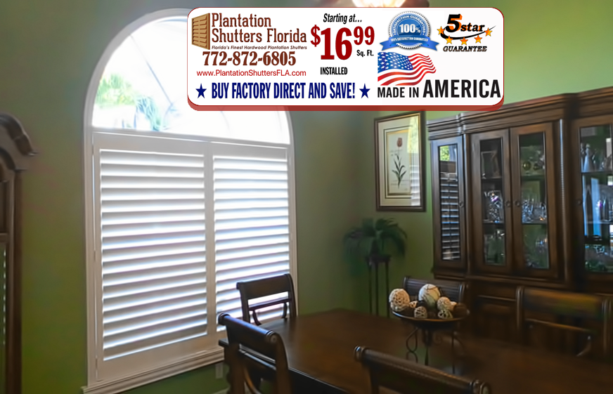 Made in USA Custom Shutters Installed as little as 7 days