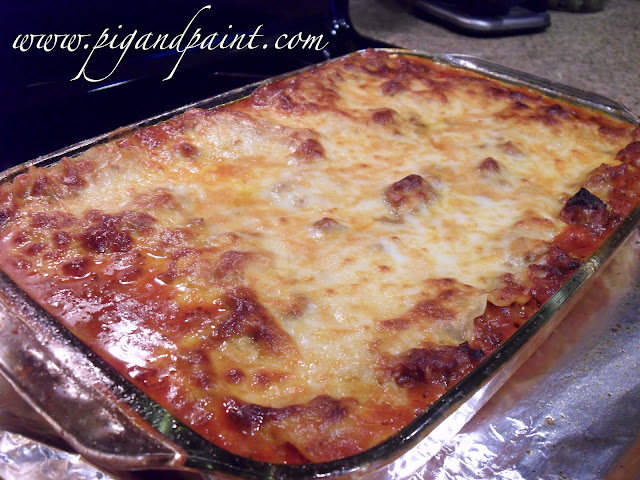 Alison's Secret Lasagna Recipe {pssst...don't tell anyone!}