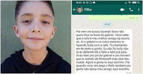 Menino defende amigo negro em situação de bullying e caso viraliza nas Redes Sociais