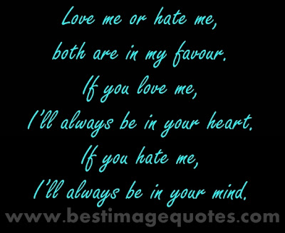 Love Hate Quotes