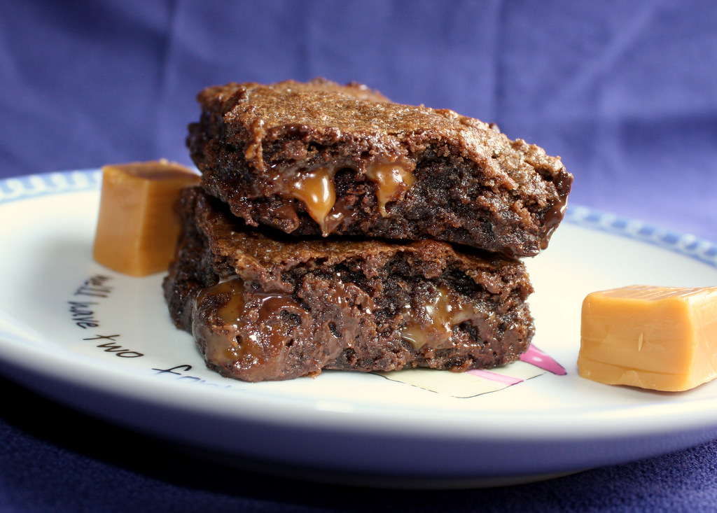 Time for Good Food Chocolate Salted Caramel Brownie Bars