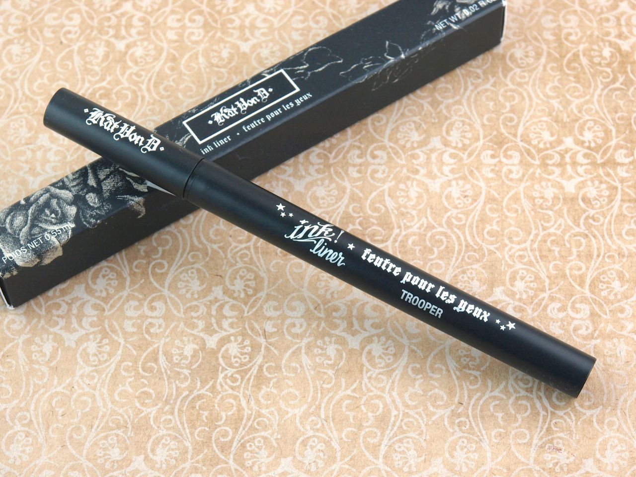 Kat Von D Ink Liner in "Trooper": Review and Swatches | The Happy Sloths: Beauty, Makeup, and Skincare Blog with Reviews and