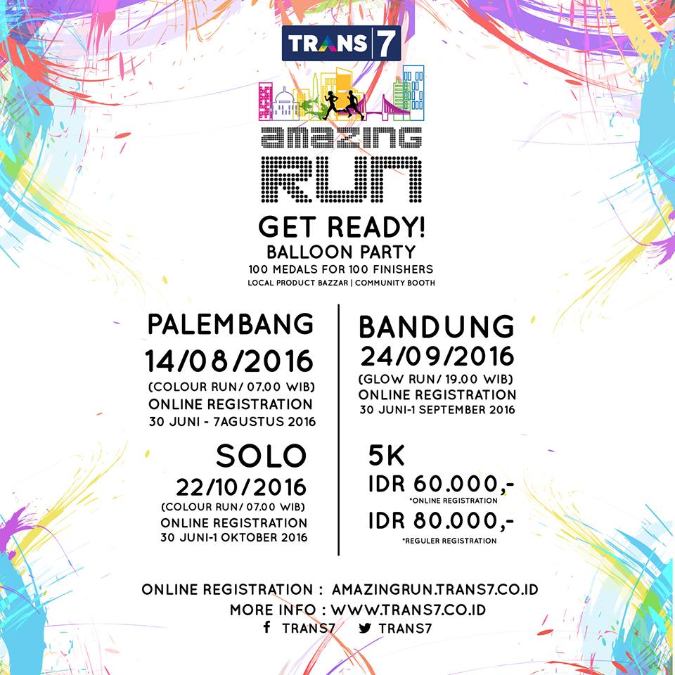 Trans7 Amazing Run • Bandung